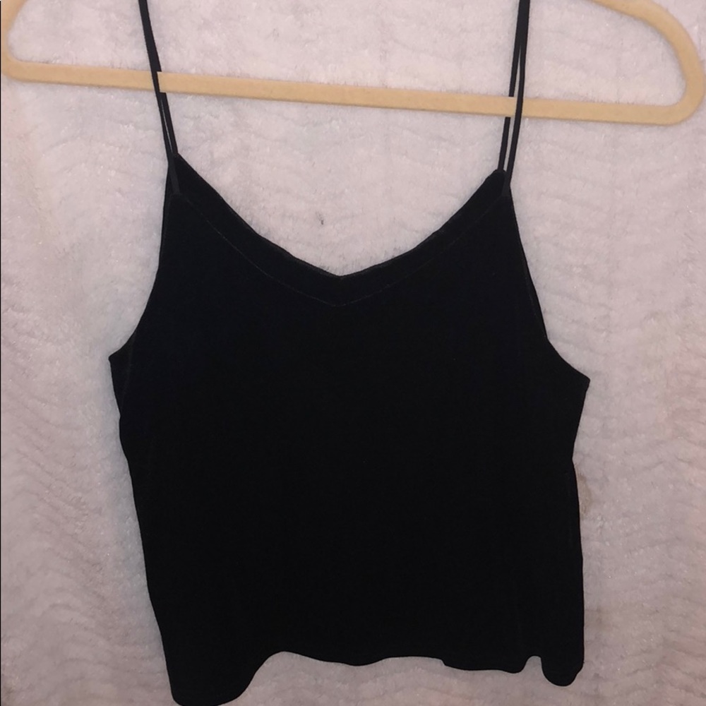 Velour tank top